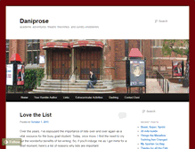 Tablet Screenshot of daniprose.com